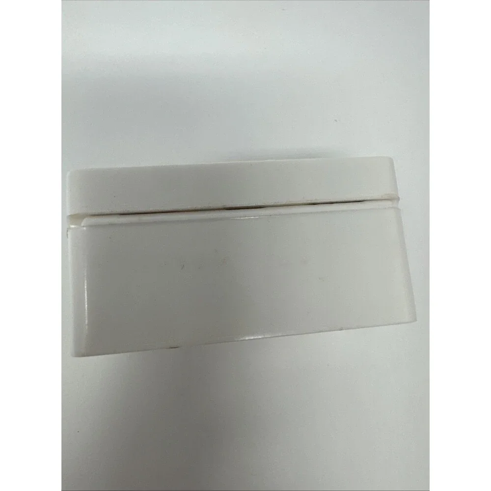 Vintage Celluloid Rectangle Ring Presentation Box Miracle Diamond White Red NYC